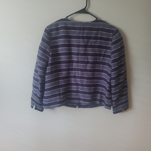 blue striped jacket - Picture 3 of 3